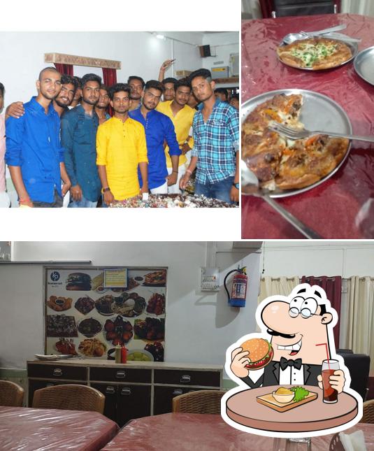 Try out a burger at केपी होटल