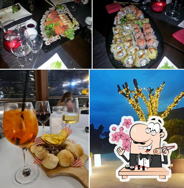 Prova le varie opzioni di sushi