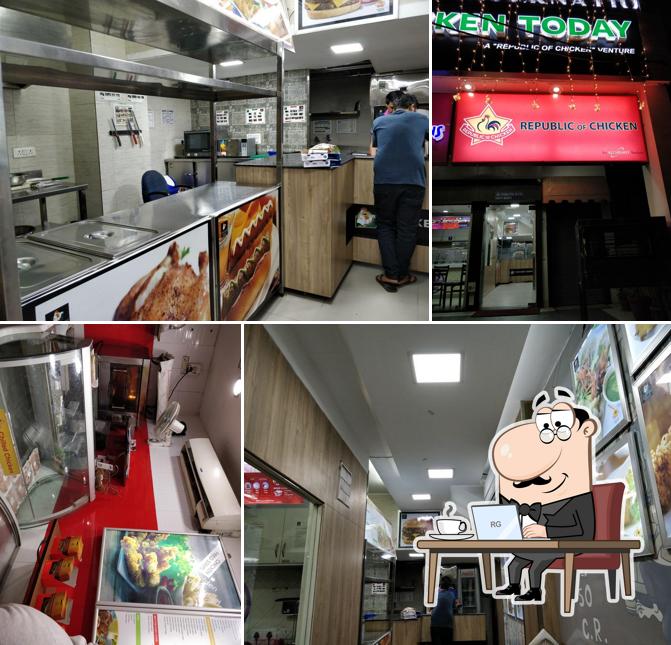 The interior of Republic Of Chicken