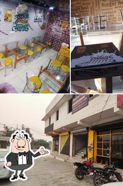 Burger Nest is distinguished by interior and exterior