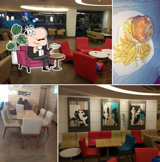 The interior of Coffee Day