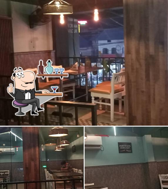 The interior of Eden cafe