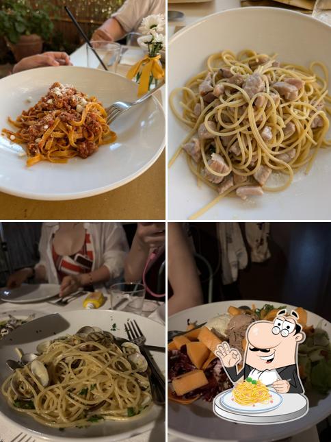 Spaghetti alla carbonara al Ristorantino Bar Le Burle