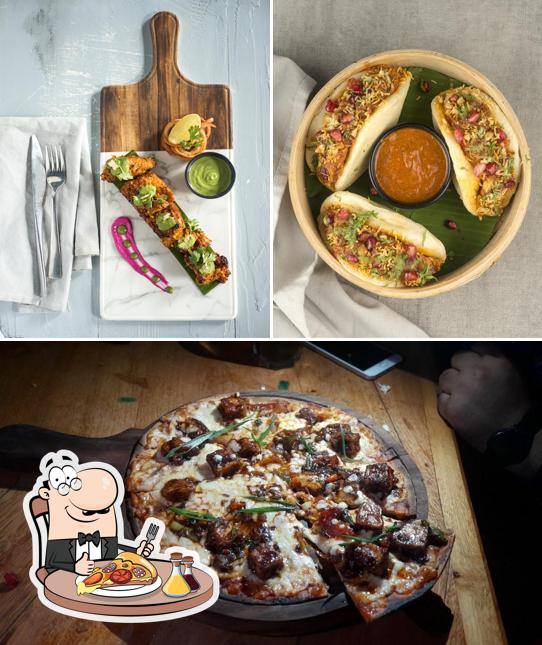 Order pizza at P-Town Bar