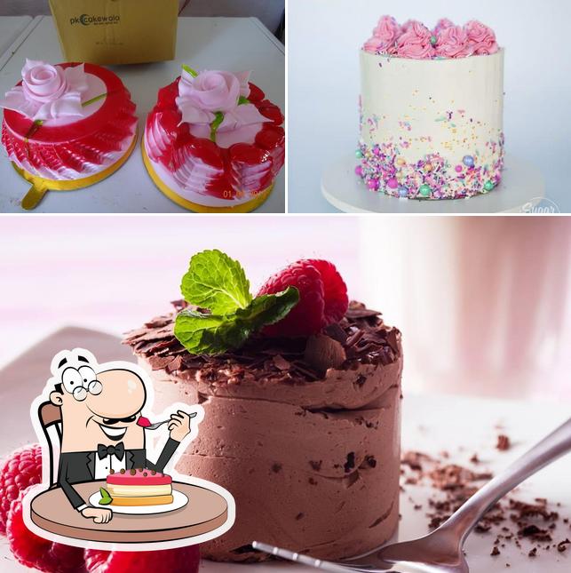 Pk Cake Wala provides a variety of desserts