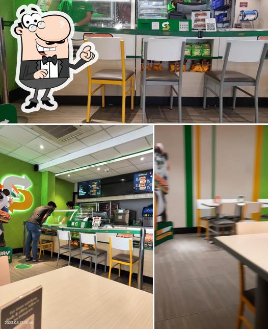 The interior of Subway Bela Chowk