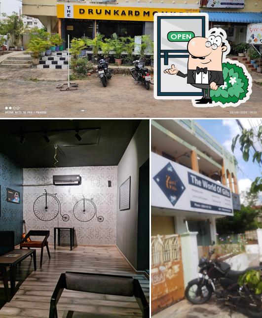 Enjoy the view outside THE DRUNKARD MONKEY