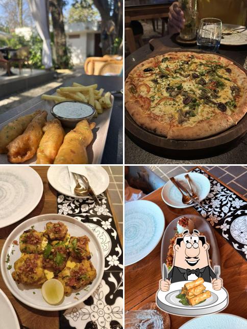 Spring rolls at The Sanctuary Bar and Kitchen Goa