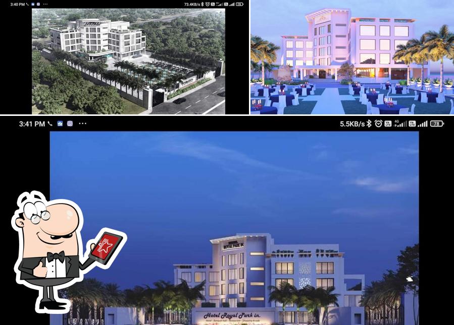 Enjoy the view at the outside area of The Royal Park Hotel Siwan