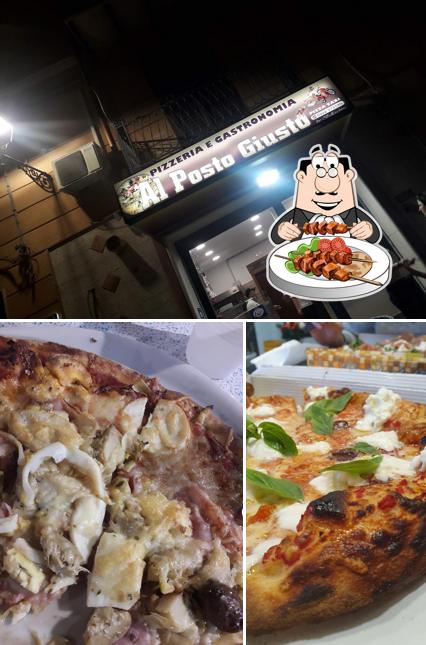 Al Posto Giusto si caratterizza per la cibo e interni