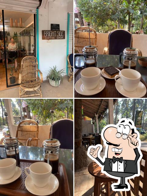 The interior of Bright Side Coffee Shop