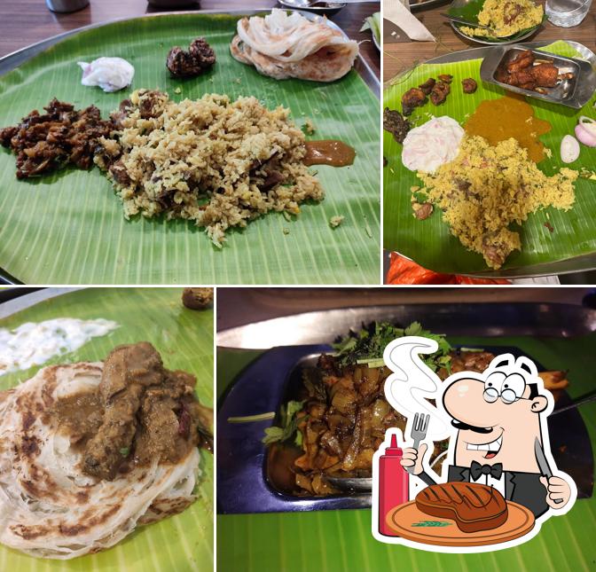 Covai ANGANAN Biriyani House provides meat meals