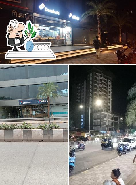 The exterior of Domino's Pizza Vicino Mall, Mumbai