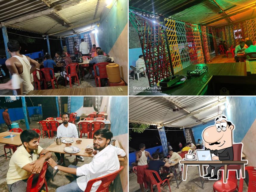 The interior of Kalika Dhaba