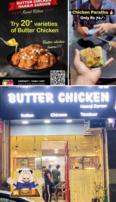 Food at Butter Chicken Haanji Zaroor