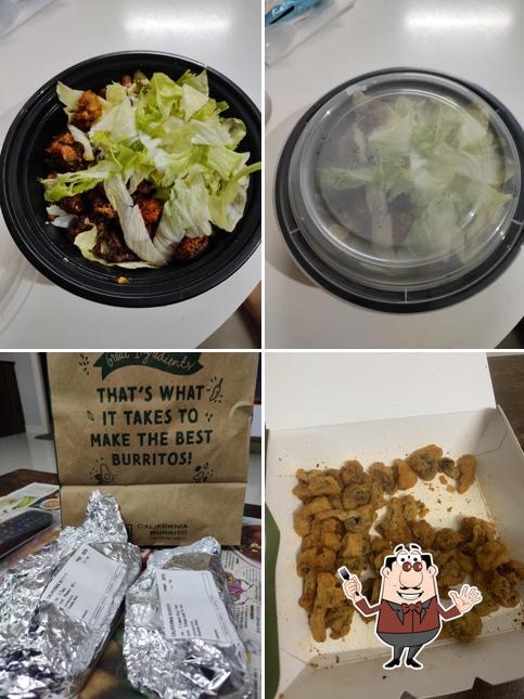 Food at California Burrito Mexican Kitchen @ RGA Tech Park