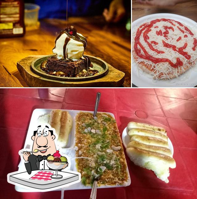 D R Pizza provides a number of sweet dishes