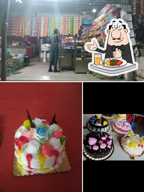 This is the photo displaying food and interior at Jhodhpur misthan bhandar