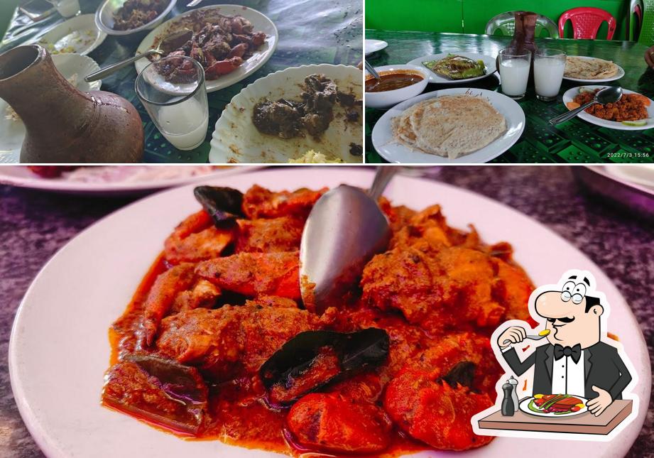 Food at Kilikkoodu Toddy Shop and family restaurant