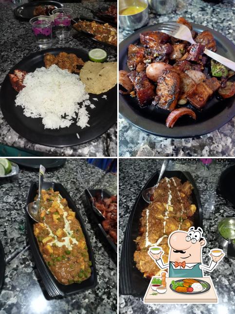 Food at FLAVOURS Restaurant