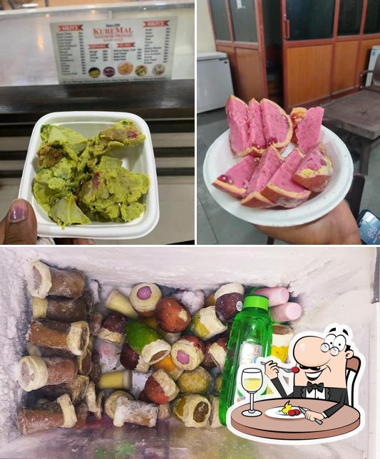 Food at Kuremal Kulfi Chawri Bazar