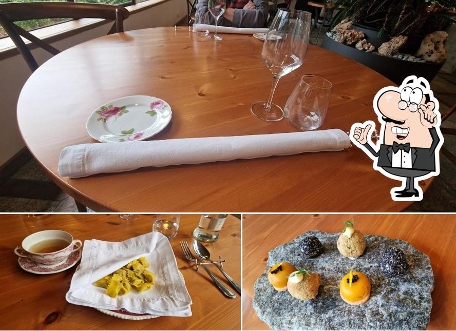Tra le varie cose da Maison Flipot Ristorante Torre Pellice si possono trovare la interni e cibo