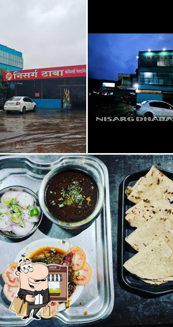 The exterior of Nisarg Dhaba