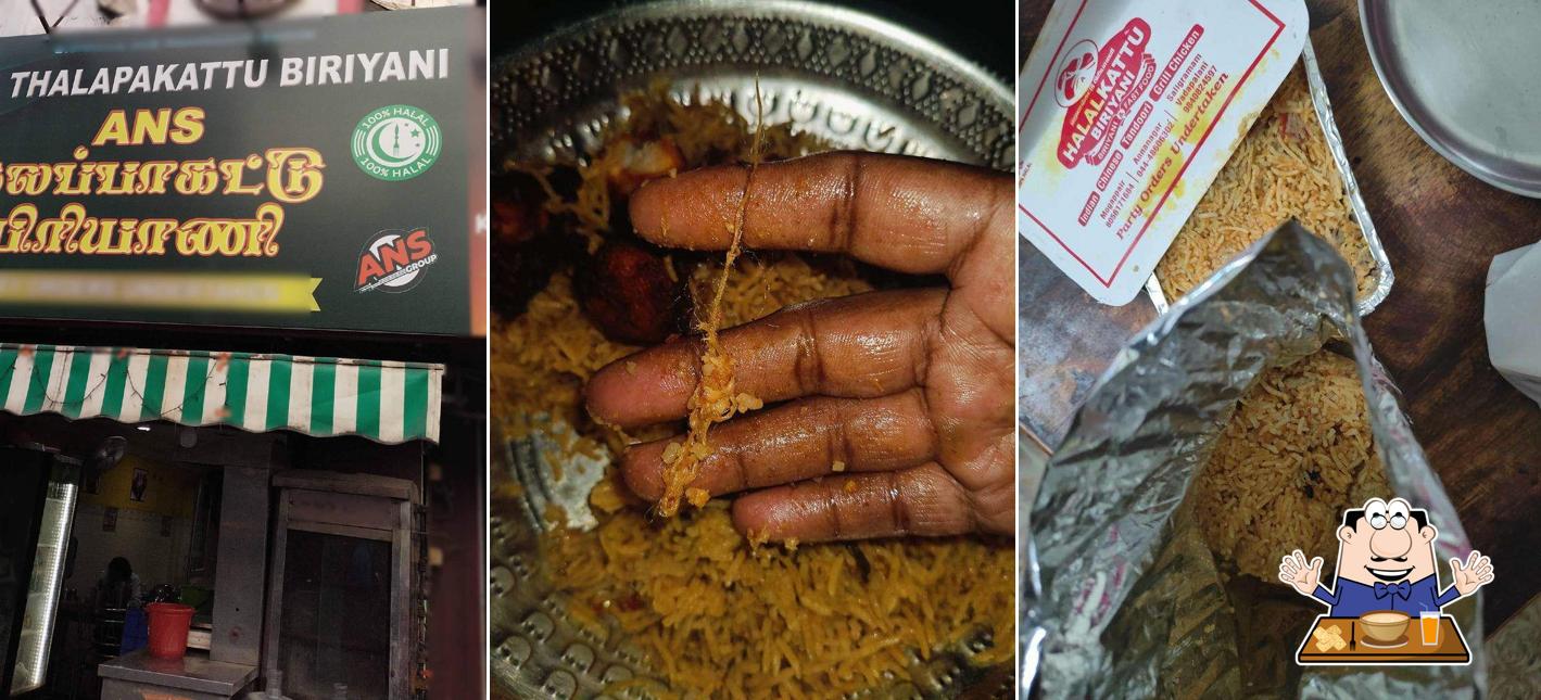 Food at A.N.S Thalappakattu