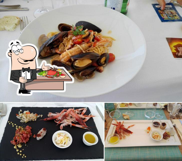 I clienti di Bagno Tirreno possono ordinare diversi piatti di mare