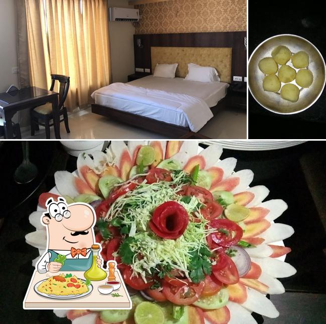 The image of Hotel Palash Residency’s food and interior