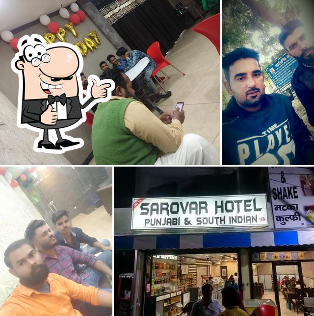 See this picture of Hotel Sarovar