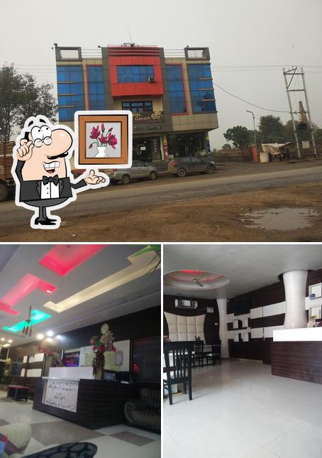 The restaurant's interior and exterior