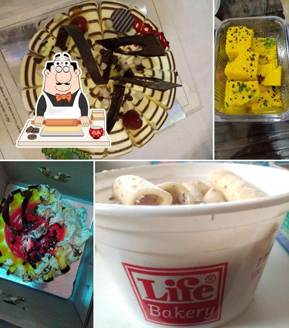 Life bakery offers a variety of desserts