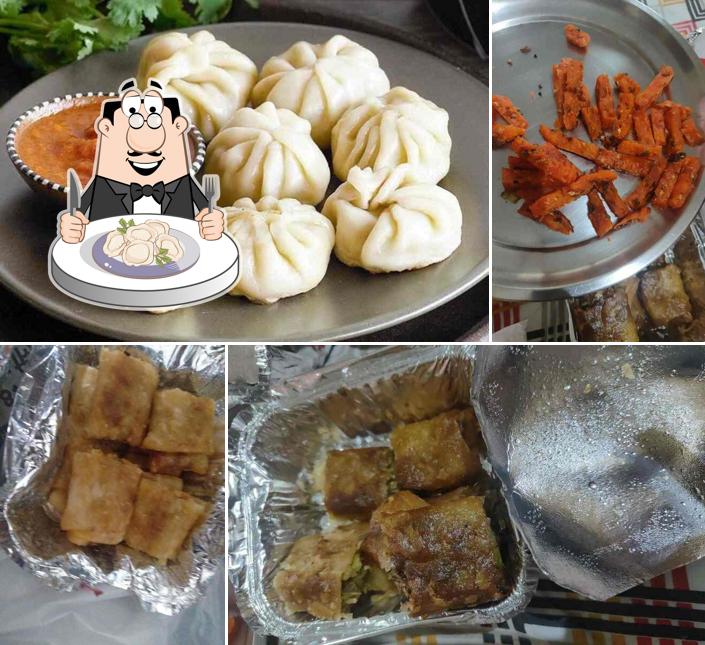 Dumplings at Om Snacks & Fast Food