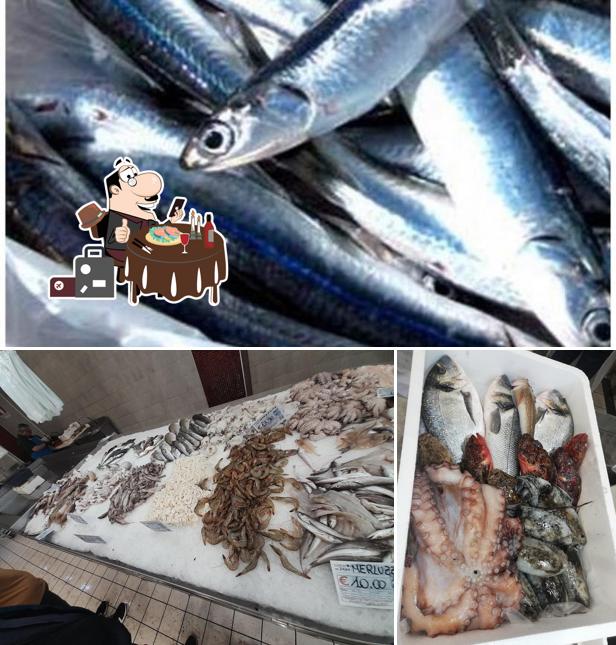 Pescheria Da Enzo Mercato del Pesce da Enzo Basile offre un menu per gli amanti dei piatti di mare