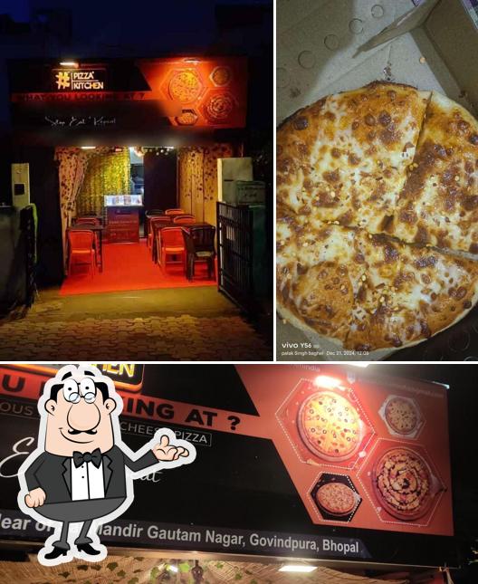 The interior of Pizza kitchen