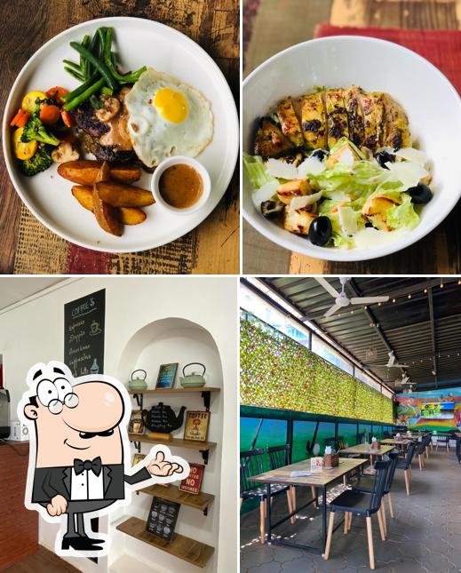 Take a look at the image displaying interior and food at THE BOHO BOX