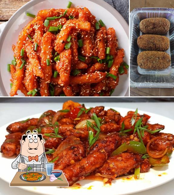 Chicken wings at The Huanghai