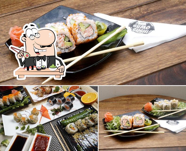 Pick various sushi options