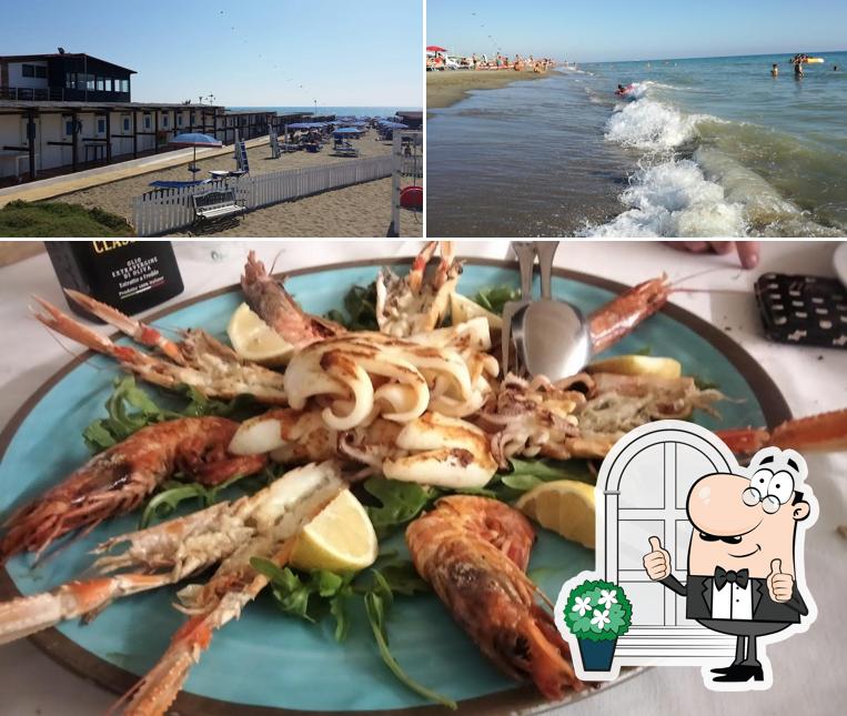 Ristorante La Bussola Ostia si caratterizza per la esterno e cibo