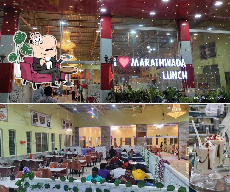 Among various things one can find interior and beverage at Marathwada Lunch Home & Family Restaurant 4