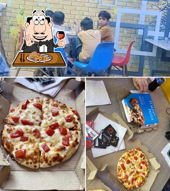 Order different kinds of pizza