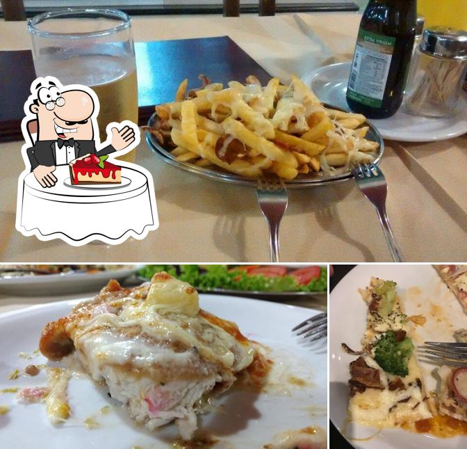 Não esqueça de experimentar uma sobremesa no Toldu's Restaurante e Pizzaria