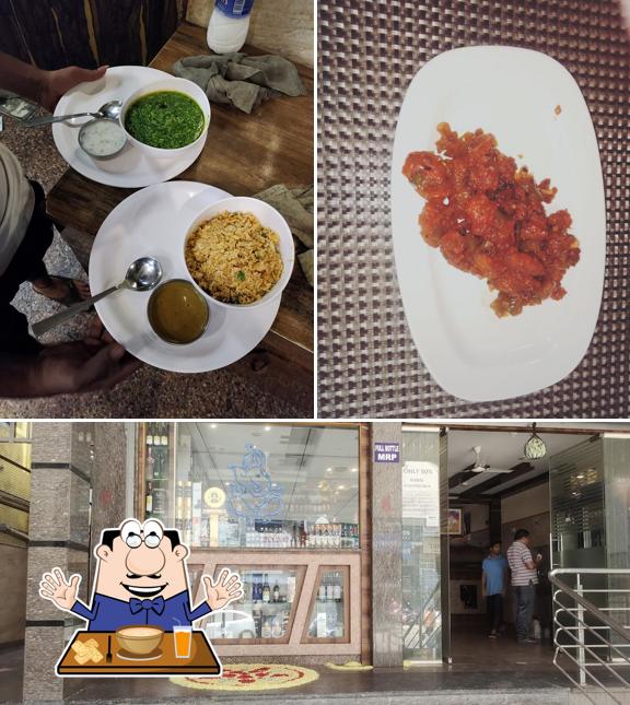 The restaurant's food and exterior