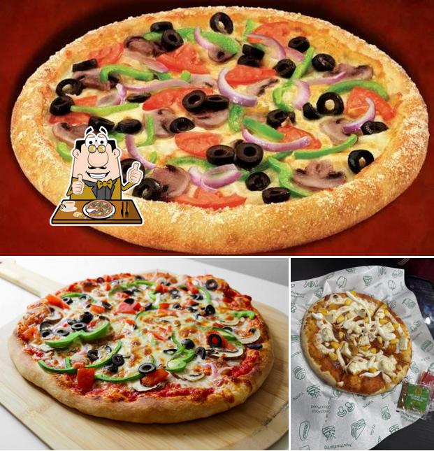 Get pizza at EverGreen Food Parlour