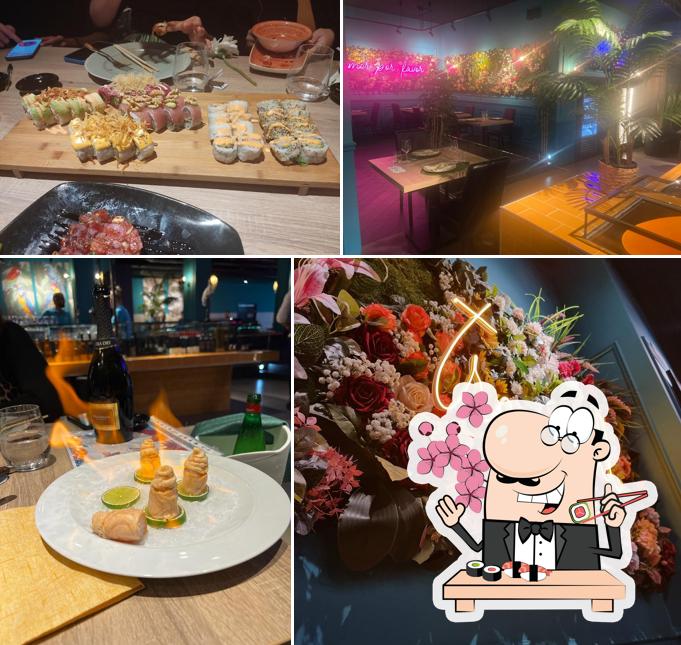 Prenditi le diverse opzioni di sushi