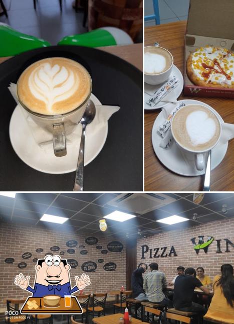 This is the picture displaying food and interior at Pizza Wings YamunaNagar