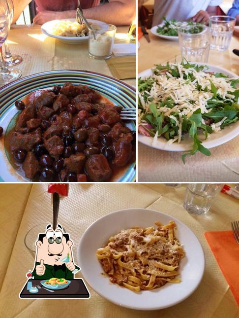 Cibo al Trattoria Della Faggiola