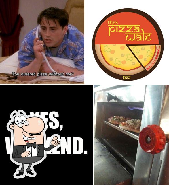 The interior of the pizza wale