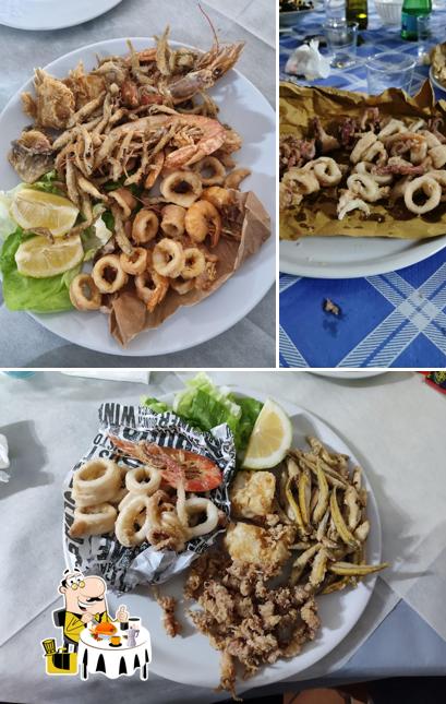 Fritto misto al Ristorante ''Lo Scoglio''